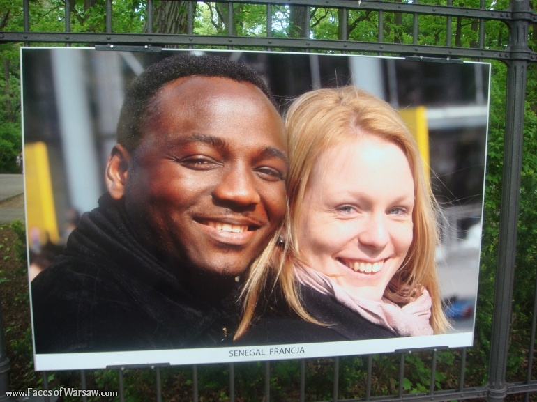 Faces of Warsaw - "Smile of the World" Photo Exhibition - Łazienki fencing